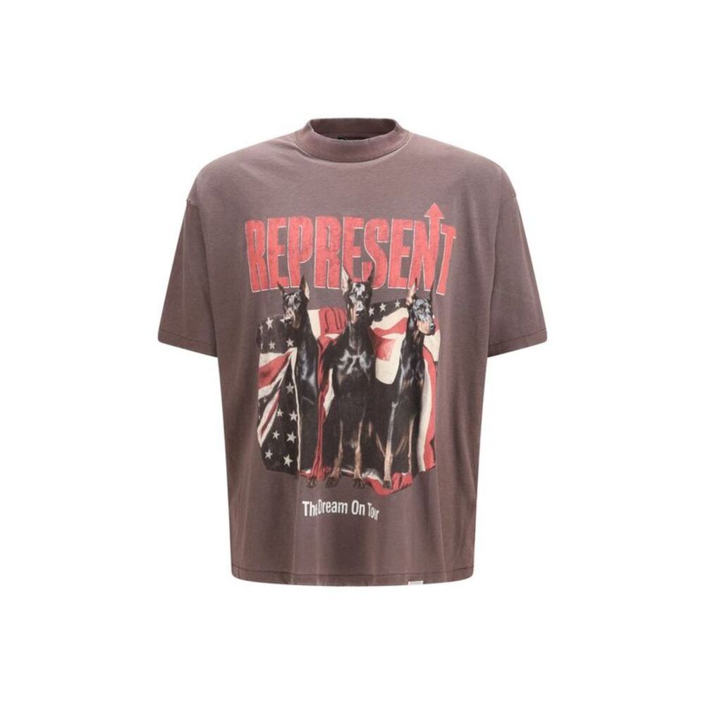Represent Black Cotton Men's T-Shirt